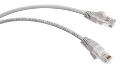 Кабель патч-корд U/UTP 5e кат. 0.15м. Cabeus PC-UTP-RJ45-CAT.5E-0.15M-LSZH неэкранированный, серый