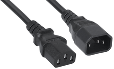 Кабель питания Cabeus PC-189-VDE-5M IEC 320 C13 - IEC 320 C14 (3x0.75), 5 м