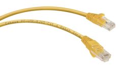 Кабель патч-корд U/UTP 6 кат. 2м Cabeus PC-UTP-RJ45-Cat.6-2m-YL неэкранированный, желтый