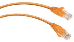 Кабель патч-корд U/UTP 5e кат. 2м. Cabeus PC-UTP-RJ45-Cat.5e-2m-OR неэкранированный, оранжевый