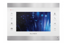 Видеодомофон Slinex SL-07IP Silver+White цветной, TFT LCD 7" 16:9 (800×480), подключение 2-х вызывных панелей и 2-х видеокамер, настенный