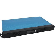 Корпус серверный 1U Procase GM125DF-B-0 черный, без БП, панель управления, дверца