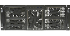Корпус серверный 4U Procase RE411-D0H17-C-48 черный, 0x5.25+17HDD, без БП, глубина 480мм,MB CEB 12"x10,5"