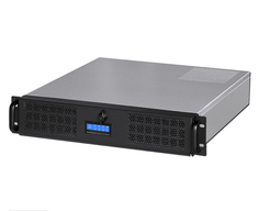 Корпус серверный 2U Procase GE201-B-0 черный, дверца, панель управления, без блока питания, глубина 580мм, MB 9.6"x9/6"