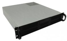 Корпус серверный 2U Procase RE204-D4H2-FE-65 4x5.25+2HDD,черный,без блока питания,4*80x25,глубина 650мм,EATX 12"x13"
