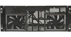 Корпус серверный 4U Procase RE411-D5H10-E-55 5x5.25 ext+10*3,5 int D,черный,без блока питания,глубина 550мм,MB EATX 12"x13"