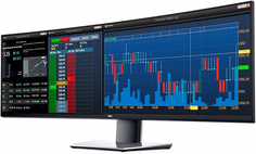 Монитор 49" Dell U4919DW 5120x1440, 5 мс, 350 кд/м2, 1000:1/2000000:1, 178/178, 32:9, IPS, LCD BK/BK, 2хHDMI, DP, USB Type-C/7xUSB 3.0, HAS, Tilt