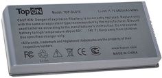 Аккумулятор для ноутбука Dell TopOn TOP-DL810 для моделей Latitude D810, Precision M70 11.1V 4400mAh 49Wh. PN: C5331, F5608