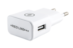 Зарядное устройство сетевое Red Line NT-1A УТ000009406 1 USB, 1A белый