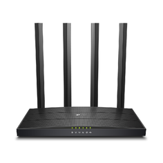 Роутер WiFi TP-LINK Archer C6U до 867 Мбит/с на 5ГГц+до 300 Мбит/с на 2,4ГГц, поддержка стандартов 802.11ac/a/b/g/n, кнопкиWi-Fi On/Off