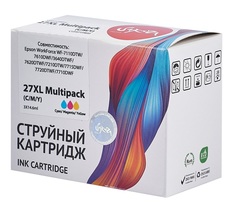 Картридж Sakura SIC13T27154022 струйный, увеличенный для Epson WorkForce WF-7110DTW/7610DWF/3640DTWF/7620DTWF/7210DTW/7715DWF/7720DTWF/7710DWF, 3 цвет