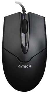 Мышь A4Tech OP-550NU черная, 1000dpi, USB, 3 кнопки