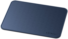 Коврик для мыши Satechi Eco Leather Deskmate ST-ELMPB синий, эко-кожа 250 x 190 мм