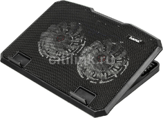 Подставка для ноутбука HAMA 00053065 15.6", 370*270*30мм, 23дБ, 2*140мм fan, пластик, черный