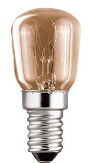 Лампа накаливания Camelion 25/P/CL/E14 25Вт, E14, 220В, 180лм, 1000 часов работы, колба типа T26 / для холодильников и швейных машин, прозрачная (1364