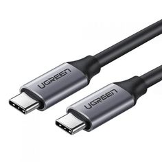 Кабель UGREEN US161 50751_ USB 3.1 USB Type-C Male to C Male, 1.5м, цвет: серый