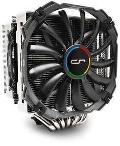 Кулер Cryorig R1 Universal CR-R1B 2 шт XF140 (140x140x25, 700 - 1300 rpm, 19-23 dBA, 76 CFM) и XT140 (140x140x13 мм,700-1300rpm,20-24 dBA,65 CFM)