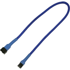 Удлинитель Nanoxia NX3PV30B 3-pin, 30см, синий