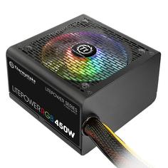 Блок питания ATX Thermaltake Litepower RGB 450W (230V) PS-LTP-0450NHSANE-1 450W v2.3, A.PFC, 80 Plus , вентилятор d120мм