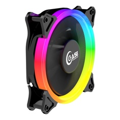 Вентилятор Powercase PF1-3+4 5 color LED 120x120x25мм (3pin + Molex, 1150±10% об/мин) Bulk