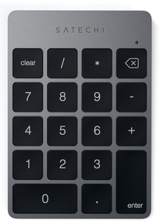 Цифровой блок клавиатуры Satechi Aluminum Slim Keypad Numpad ST-SALKPM беспроводной, серый космос