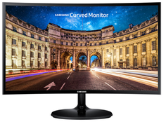 Монитор 27" Samsung C27F390FHI LC27F390FHIX/RU 1920x1080, 4 мс, 250 кд/м2, 3000:1, 178°/178°, VA, HDMI, VGA, изогнутый экран, Flicker-Free