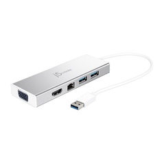 Адаптер j5create JUD380 USB 3.0 Mini Dock