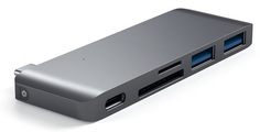 Концентратор Satechi Type-C USB 3.0 Passthrough Hub ST-TCUPM для Macbook 12", 1x USB-C, 2 x USB 3.0,