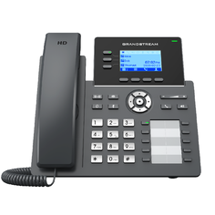 Телефон VoiceIP Grandstream GRP-2604 6 SIP аккаунтов, 3 линии 10/100/1000, дисплей 2,48"(132x64), 10 BLF кнопок, б/п в комплекте