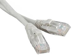 Кабель патч-корд U/UTP 5e кат. 0,5м. 4PH 4PH-50768 серый, 24 AWG, литой, ethernet high speed 1 Гбит/с, RJ45, T568B 4ПХ