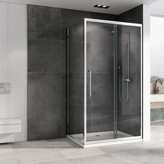 Душевой уголок 130х90 см Abber Schwarzer Diamant AG30130H-S90 прозрачное