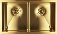 Кухонная мойка IDDIS Edifice золотой матовый EDI75B2i77