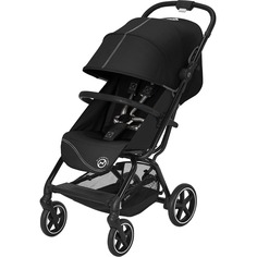 Детская коляска Cybex Eezy S+ 2 BLK Moon Black с дождевиком и бампером