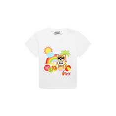 Хлопковая футболка Moschino