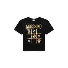 Хлопковая футболка Moschino