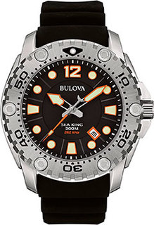Японские наручные мужские часы Bulova 96B228. Коллекция Sea King