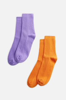 Набор носков высоких цветных хлопковых (2 пары) Befree