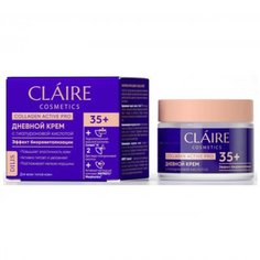 Крем для лица, Claire Cosmetics, Collagen Active Pro, дневной, 35+, 50 мл