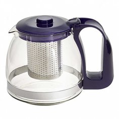 Чайник заварочный нержавеющая сталь, пластик, 0.7 л, с ситечком, BE-5513, фиолетовый