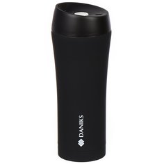 Термокружка нержавеющая сталь, 0.45 л, Daniks, SL-NT015-met-grphtSL-NT015-soft-black