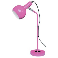 Светильник настольный E14, 60 Вт, розовый, абажур розовый, Uniel, UML-B702 E14, UL-00010160
