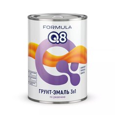 Грунт-эмаль Formula Q8, по ржавчине, голубая, 0.9 кг