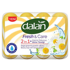 Мыло кусковое мыло DALAN Fresh&Care Весенняя cвежесть 4шт 90г
