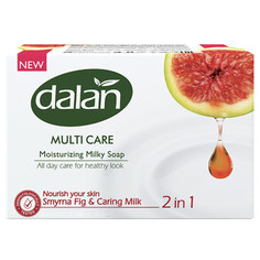 Мыло кусковое мыло DALAN Multi Care Инжир и Молоко 150г