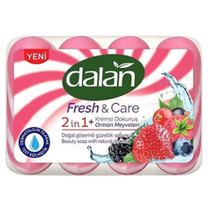 Мыло кусковое мыло DALAN Fresh&Care Лесные ягоды 4шт 90г