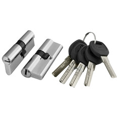Цилиндры цилиндр ключевой Punto Lock a200 90мм 45х45 никель