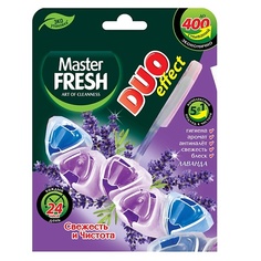 Средства для уборки MASTER FRESH Подвесной блок для унитаза Duo effect 5 в 1, лаванда 1