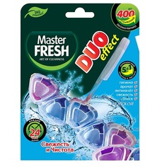 Средства для уборки MASTER FRESH Подвесной блок для унитаза Duo effect 5 в 1, океан 1