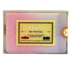 Мыло твердое KHADI Натуральное очищающее мыло Микс Фрукты 125