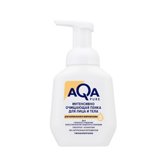 Мусс для умывания AQA PURE Очищающая пенка для умывания лица для жирной кожи 250.0